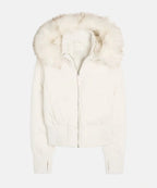 Isadora | Chaqueta de Plumas Mujer con Capucha Piel Sintética