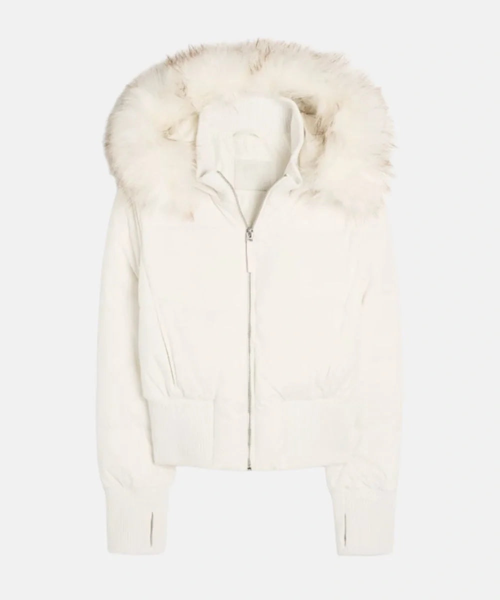 Isadora | Chaqueta de Plumas Mujer con Capucha Piel Sintética