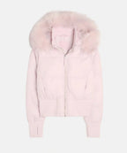 Isadora | Chaqueta de Plumas Mujer con Capucha Piel Sintética