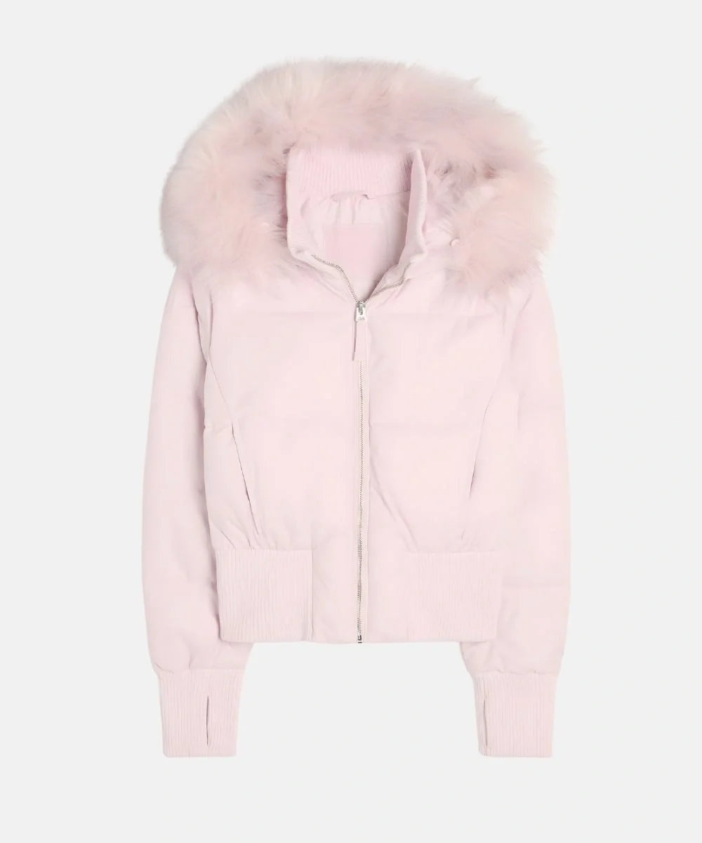 Isadora | Chaqueta de Plumas Mujer con Capucha Piel Sintética