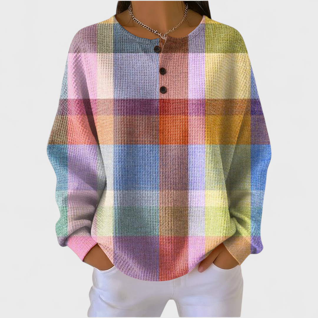 Ainhoa | Sudadera Navideña de Manga Larga Mujer Estampado Navidad
