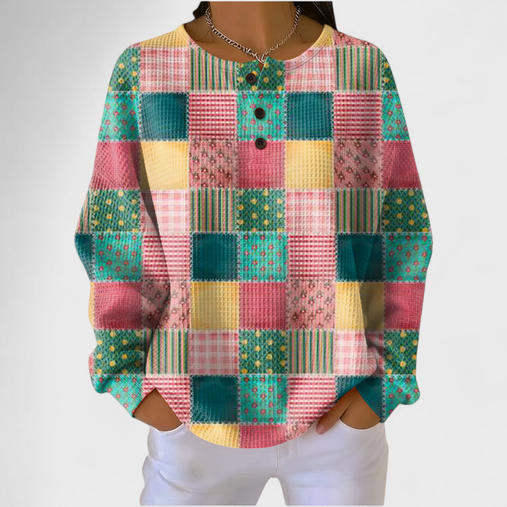 Ainhoa | Sudadera Navideña de Manga Larga Mujer Estampado Navidad