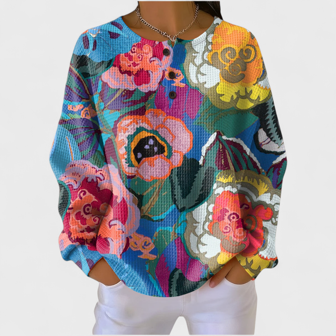 Ainhoa | Sudadera Navideña de Manga Larga Mujer Estampado Navidad