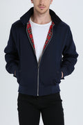 Tristán | Chaqueta Harrington Hombre Forro Tartán Cremallera