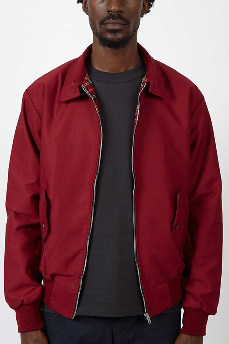 Tristán | Chaqueta Harrington Hombre Forro Tartán Cremallera