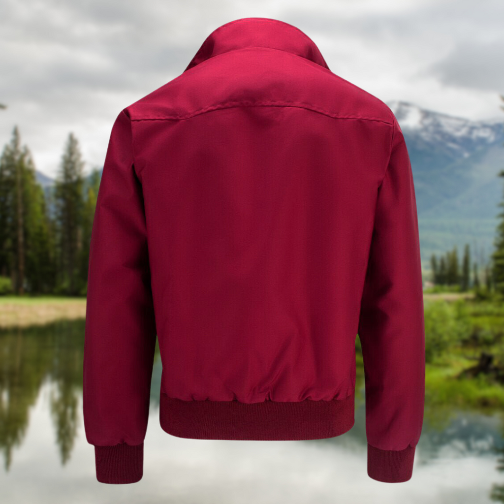 Tristán | Chaqueta Harrington Hombre Forro Tartán Cremallera