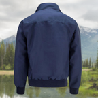 Tristán | Chaqueta Harrington Hombre Forro Tartán Cremallera