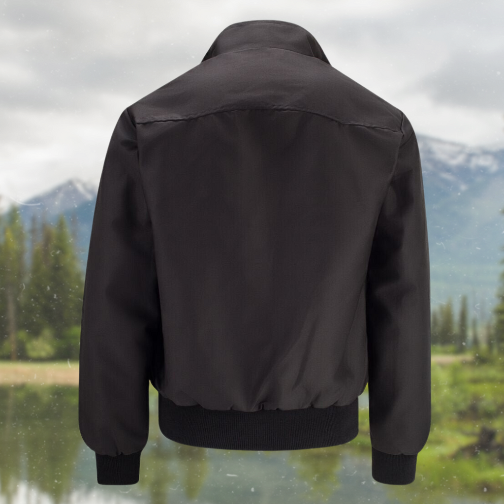 Tristán | Chaqueta Harrington Hombre Forro Tartán Cremallera