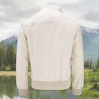 Tristán | Chaqueta Harrington Hombre Forro Tartán Cremallera