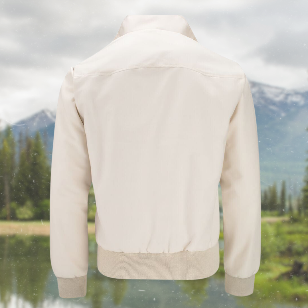 Tristán | Chaqueta Harrington Hombre Forro Tartán Cremallera