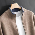 Bruno | Jersey de Punto con Cremallera Hombre Cuello Acanalado