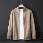Bruno | Jersey de Punto con Cremallera Hombre Cuello Acanalado