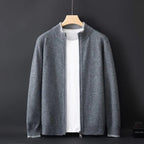 Bruno | Jersey de Punto con Cremallera Hombre Cuello Acanalado