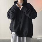 Mateo | Sudadera de Punto Oversize con Capucha Hombre