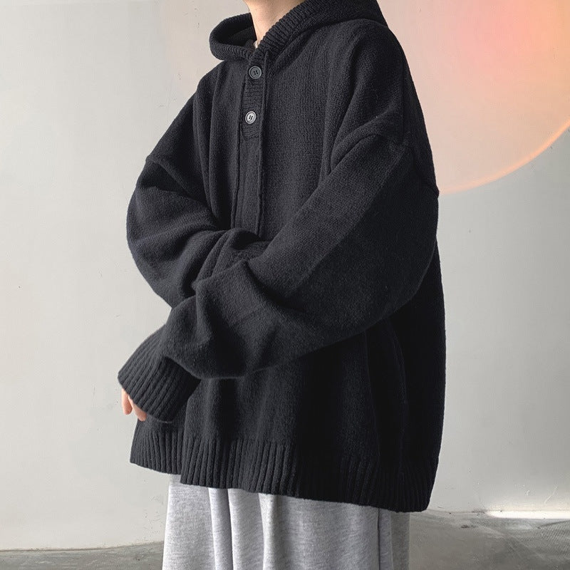 Mateo | Sudadera de Punto Oversize con Capucha Hombre