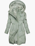 Leonor | Chubasquero Impermeable Mujer Acolchado con Capucha Borreguito Largo