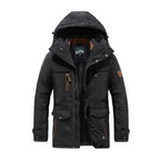 Donato | Parka Hombre Acolchada con Capucha Forro Polar