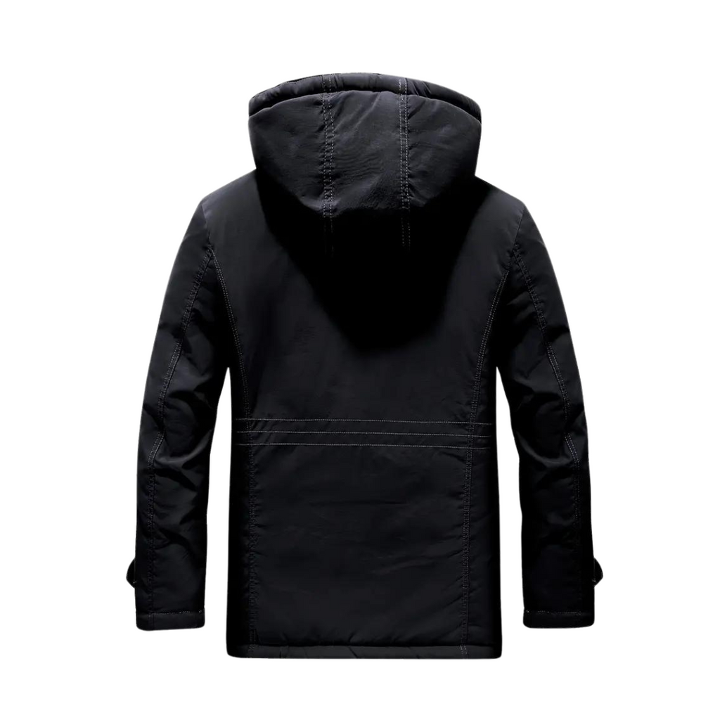 Donato | Parka Hombre Acolchada con Capucha Forro Polar