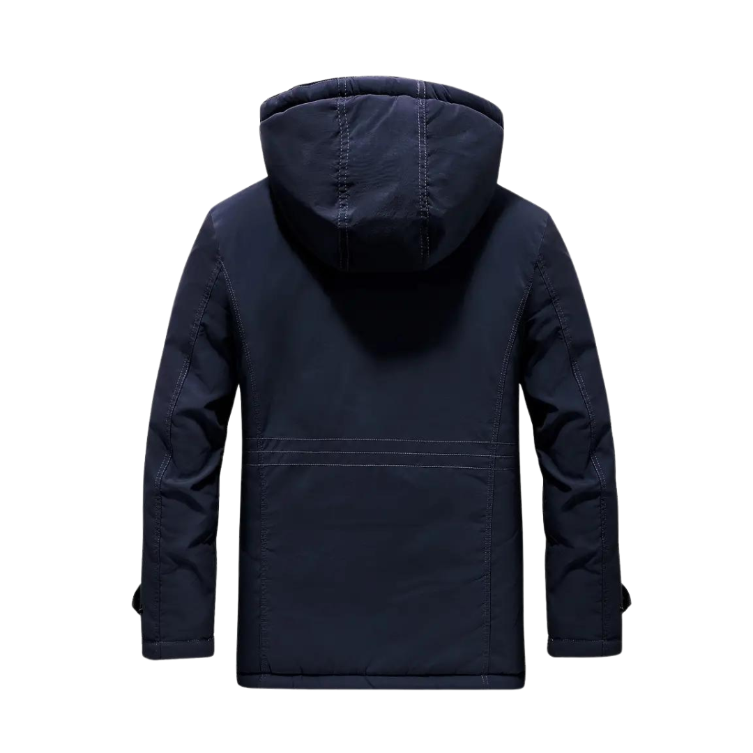 Donato | Parka Hombre Acolchada con Capucha Forro Polar