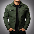 Vidal | Chaqueta Vaquera de Algodón Hombre Cuello Solapa Botones