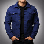 Vidal | Chaqueta Vaquera de Algodón Hombre Cuello Solapa Botones