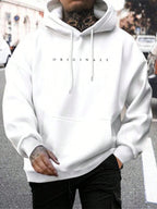 Marcos | Sudadera con Capucha Oversize Hombre Bolsillo Canguro