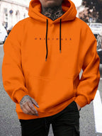 Marcos | Sudadera con Capucha Oversize Hombre Bolsillo Canguro