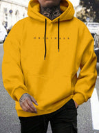 Marcos | Sudadera con Capucha Oversize Hombre Bolsillo Canguro