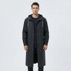 Fabio | Chubasquero Largo Impermeable Hombre con Capucha