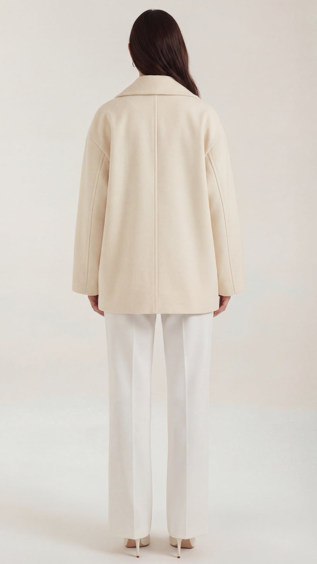 Carolyn – Abrigo Oversize Crema