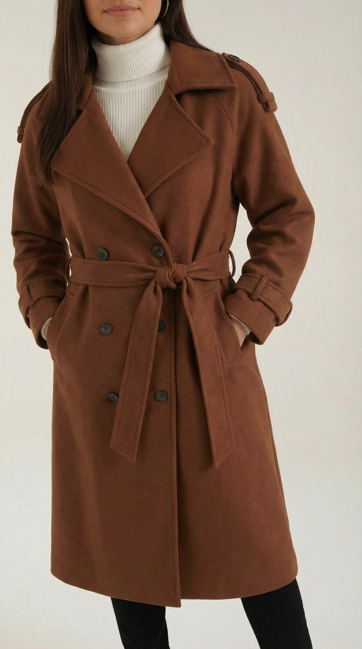 Dolores – Trench Largo Burdeos