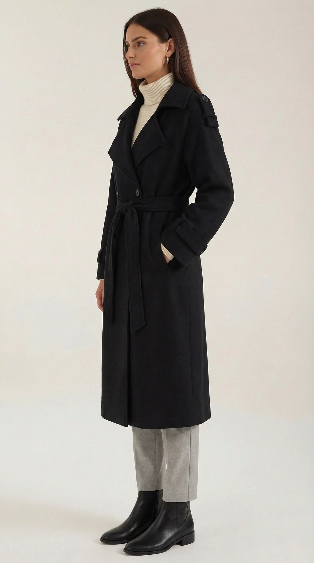 Dolores – Trench Largo Burdeos