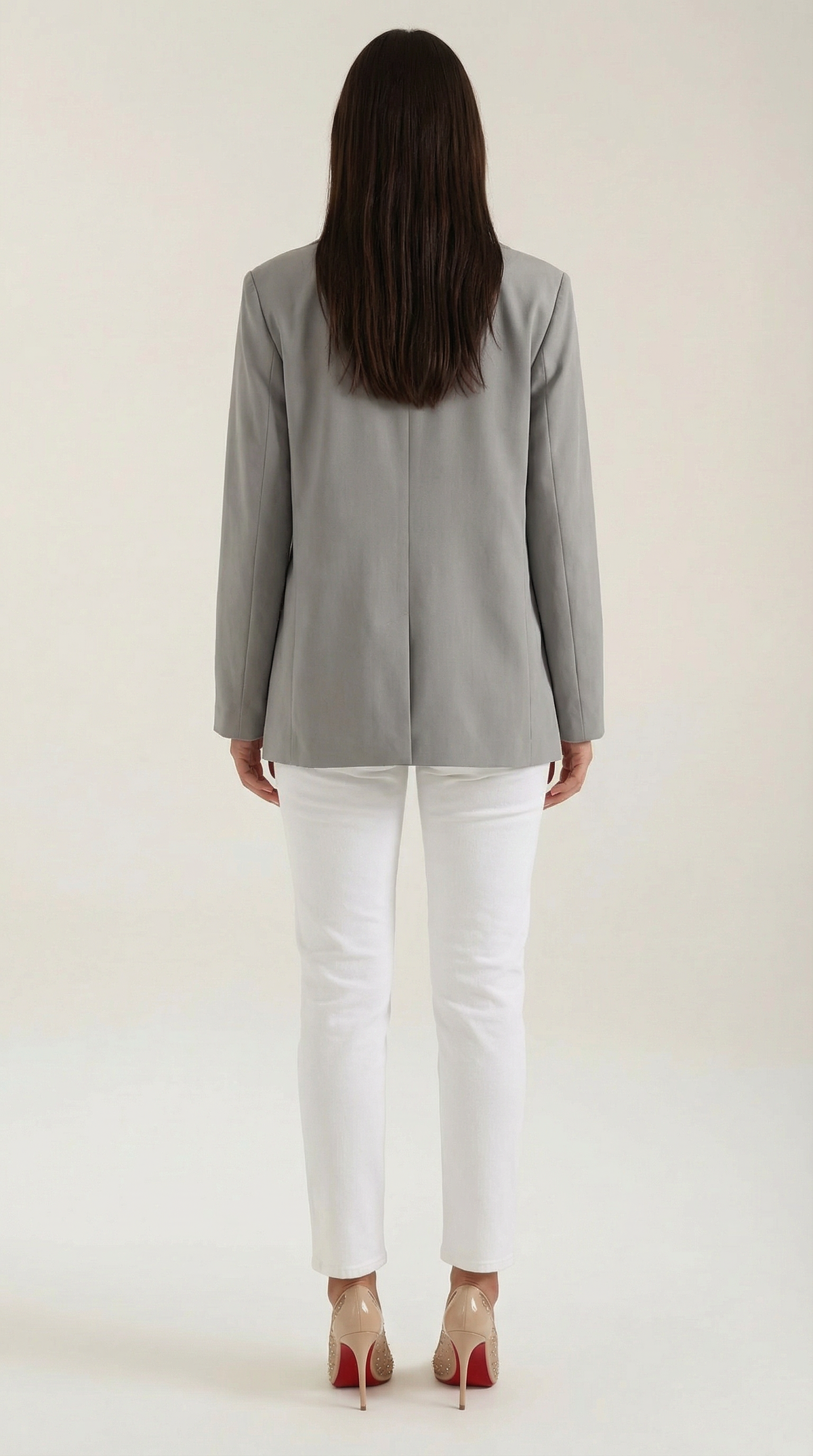 Felicity – Blazer Gris de Power Dressing