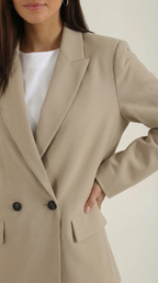 Felicity – Blazer Gris de Power Dressing