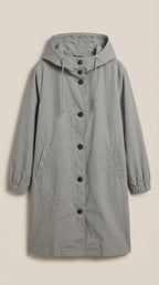 Margie – Chaqueta Impermeable Negra con Capucha