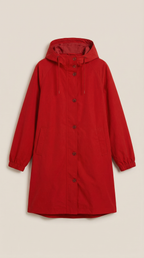 Margie – Chaqueta Impermeable Negra con Capucha