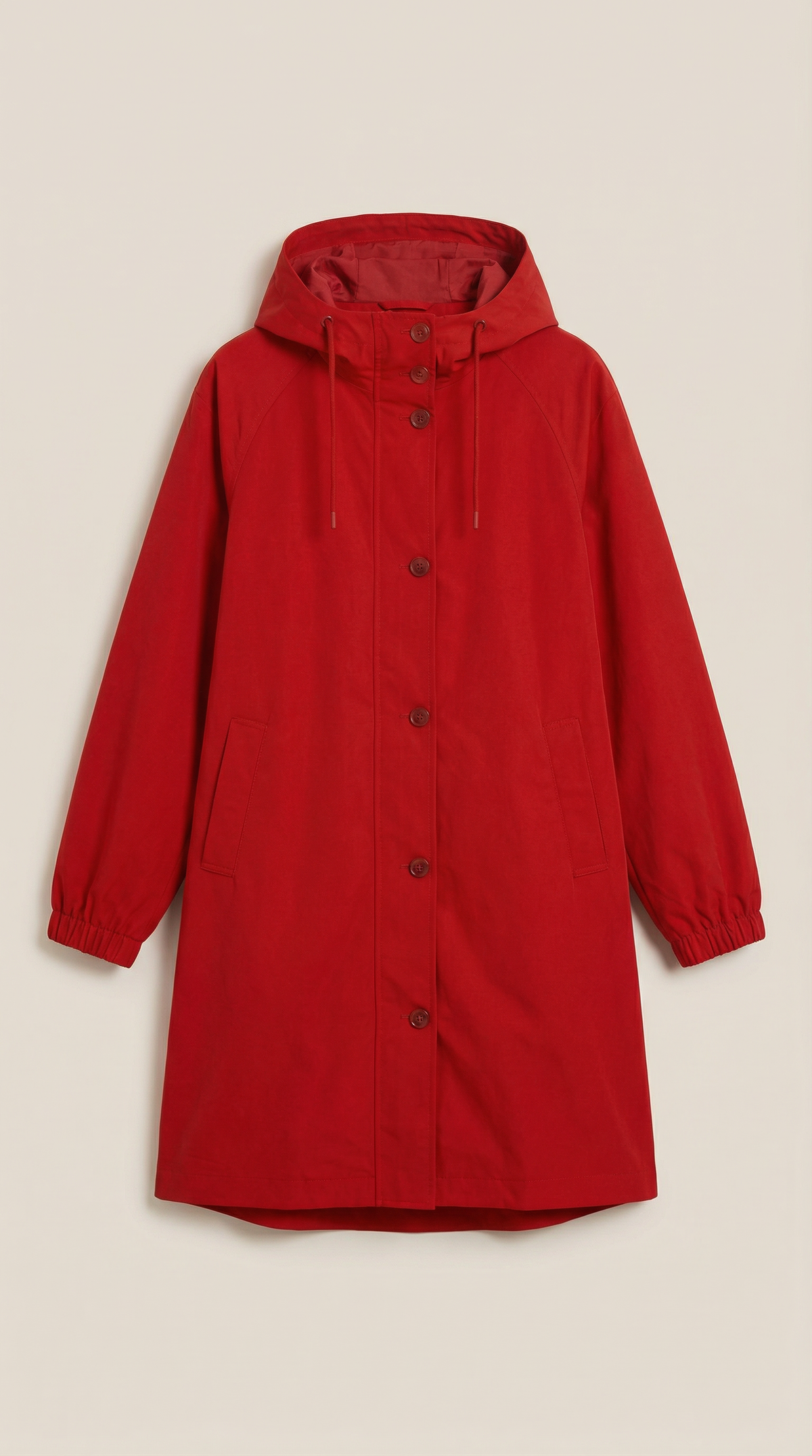 Margie – Chaqueta Impermeable Negra con Capucha