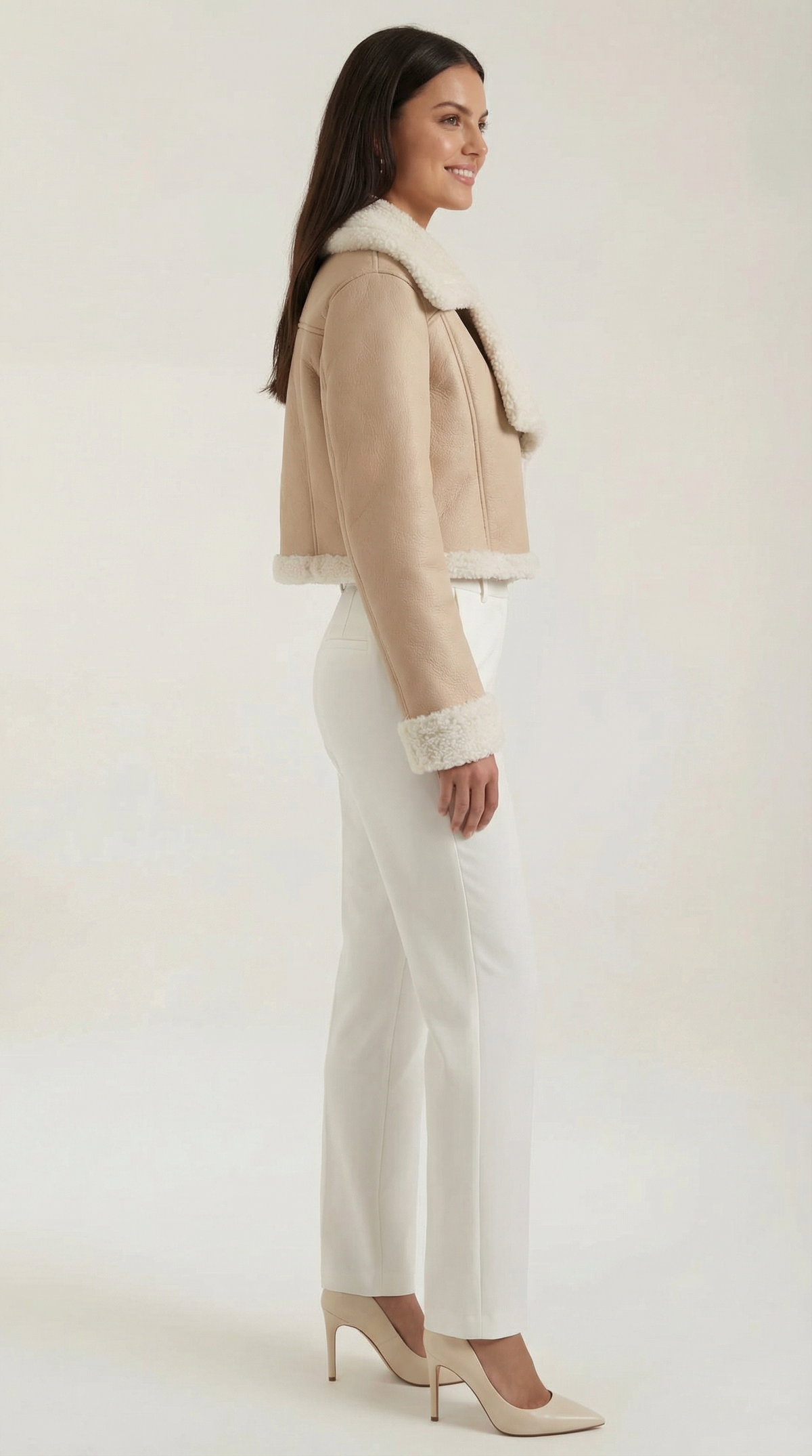 Marie – Chaqueta Polar Corta Negra