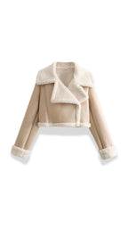Marie – Chaqueta Polar Corta Negra