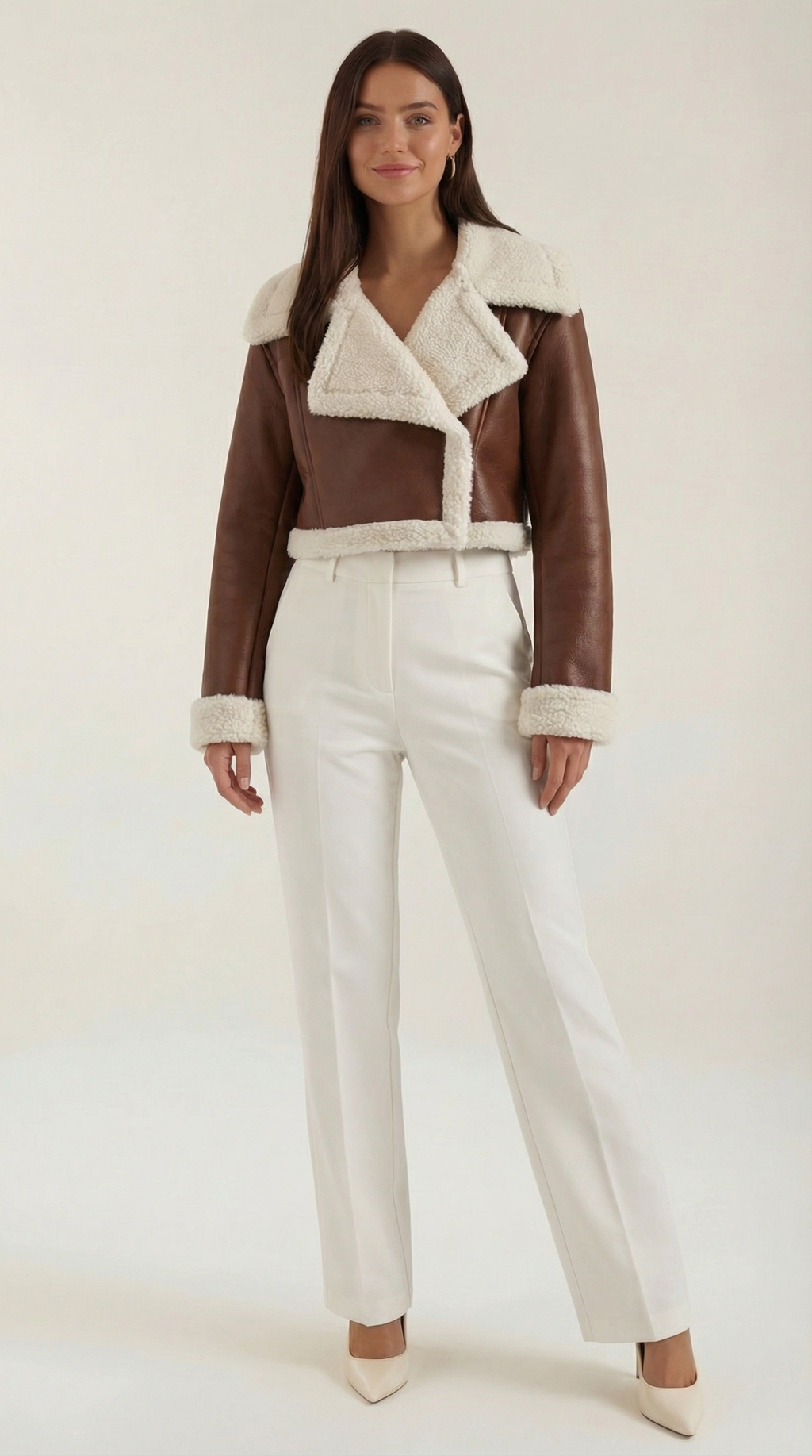 Marie – Chaqueta Polar Corta Negra