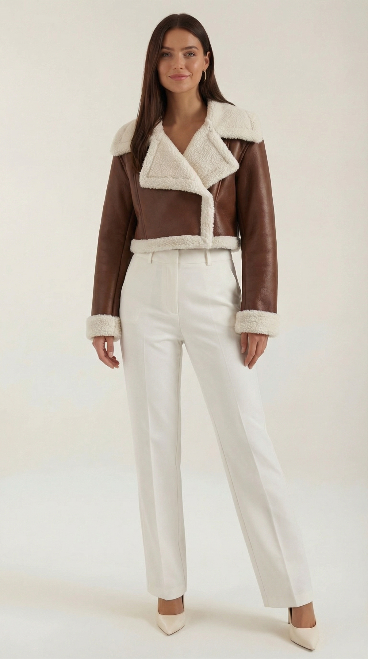 Marie – Chaqueta Polar Corta Negra