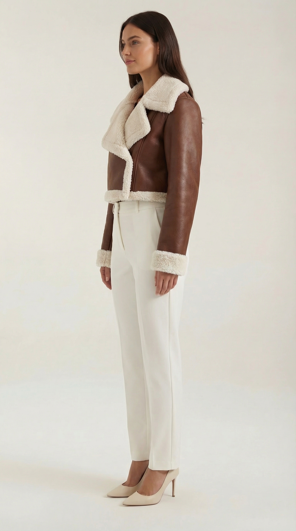 Marie – Chaqueta Polar Corta Negra