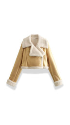 Marie – Chaqueta Polar Corta Negra