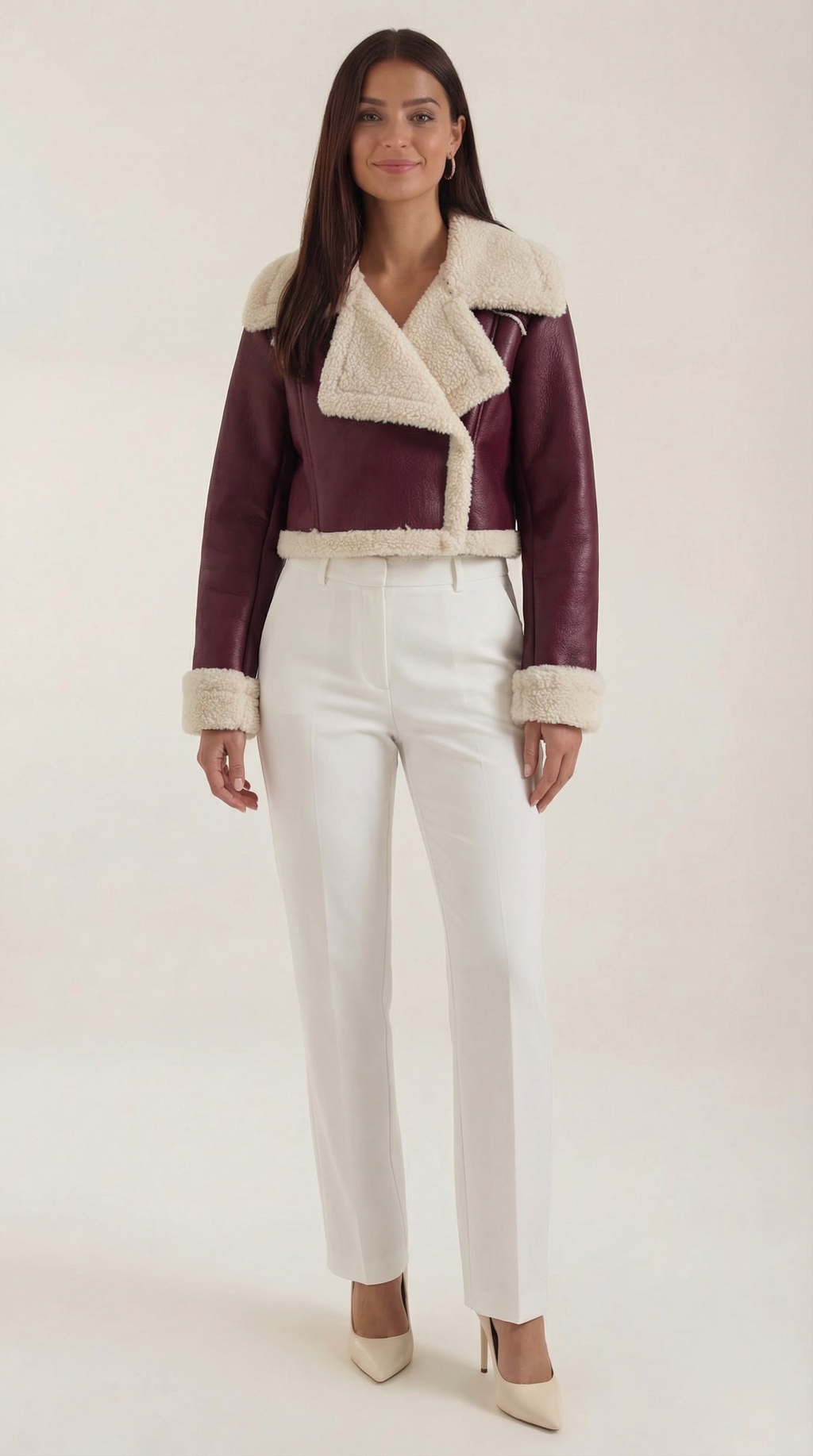 Marie – Chaqueta Polar Corta Negra