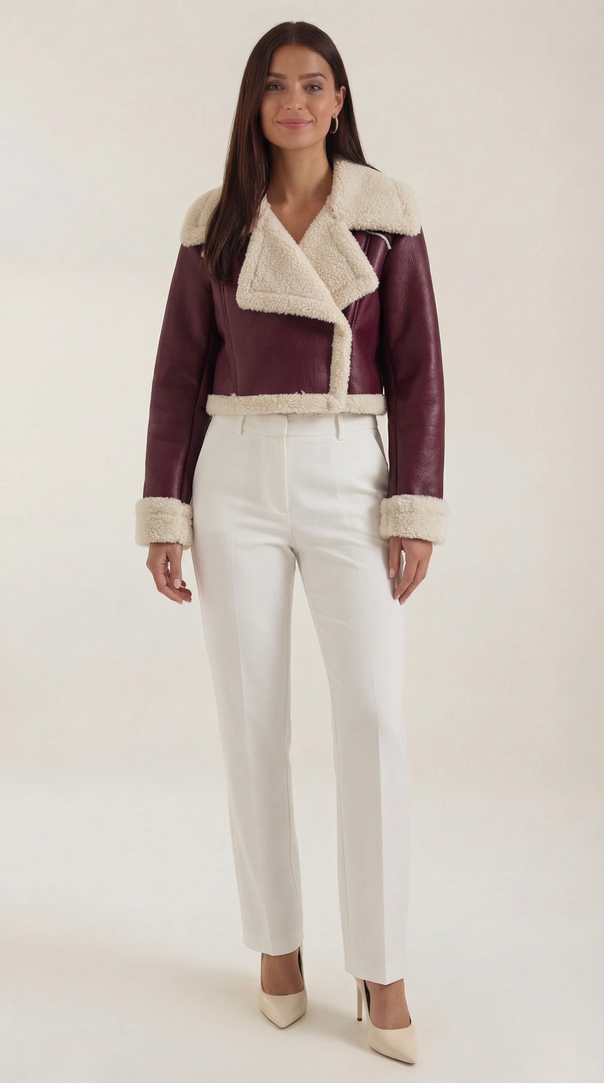 Marie – Chaqueta Polar Corta Negra