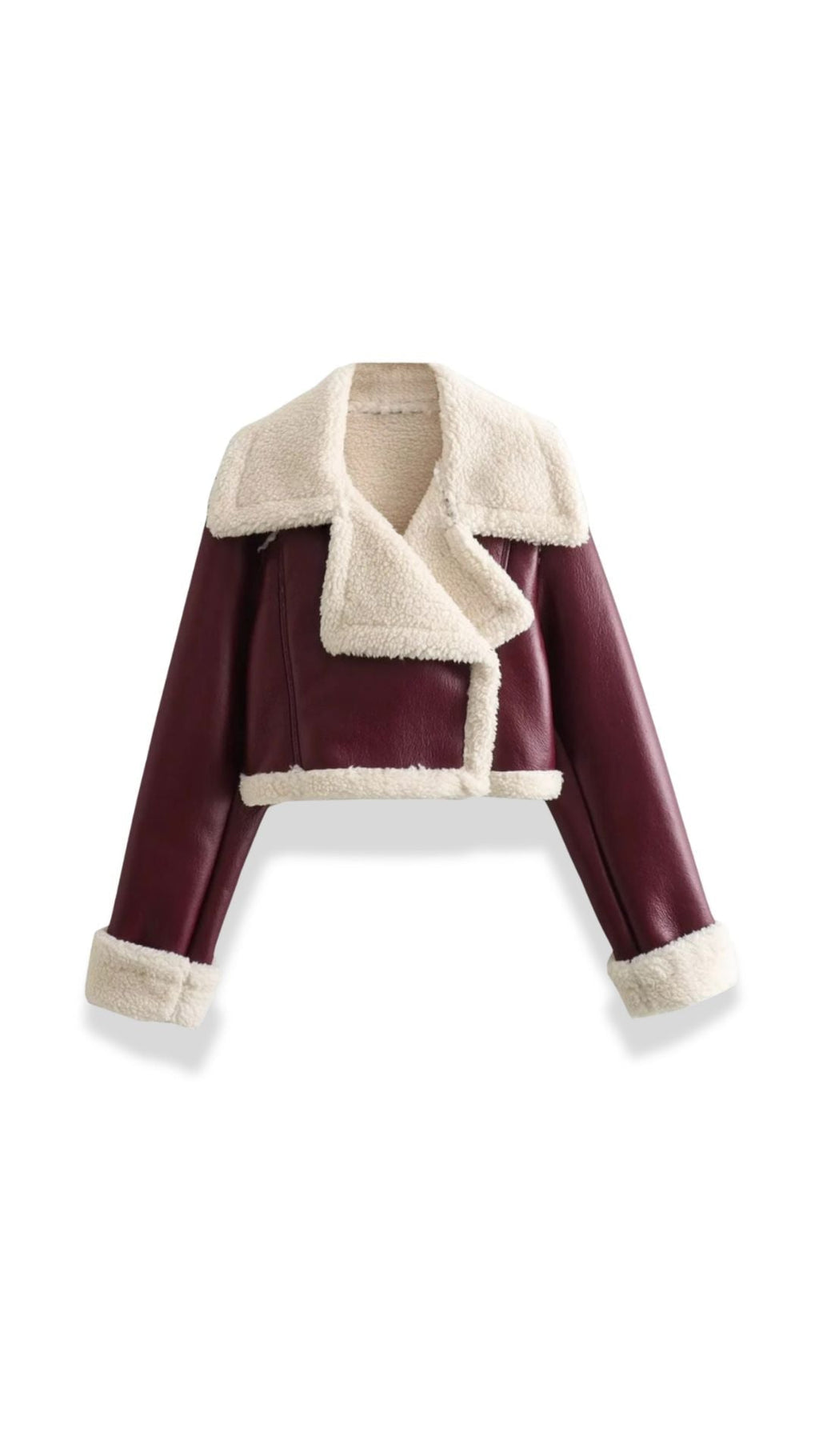 Marie – Chaqueta Polar Corta Negra