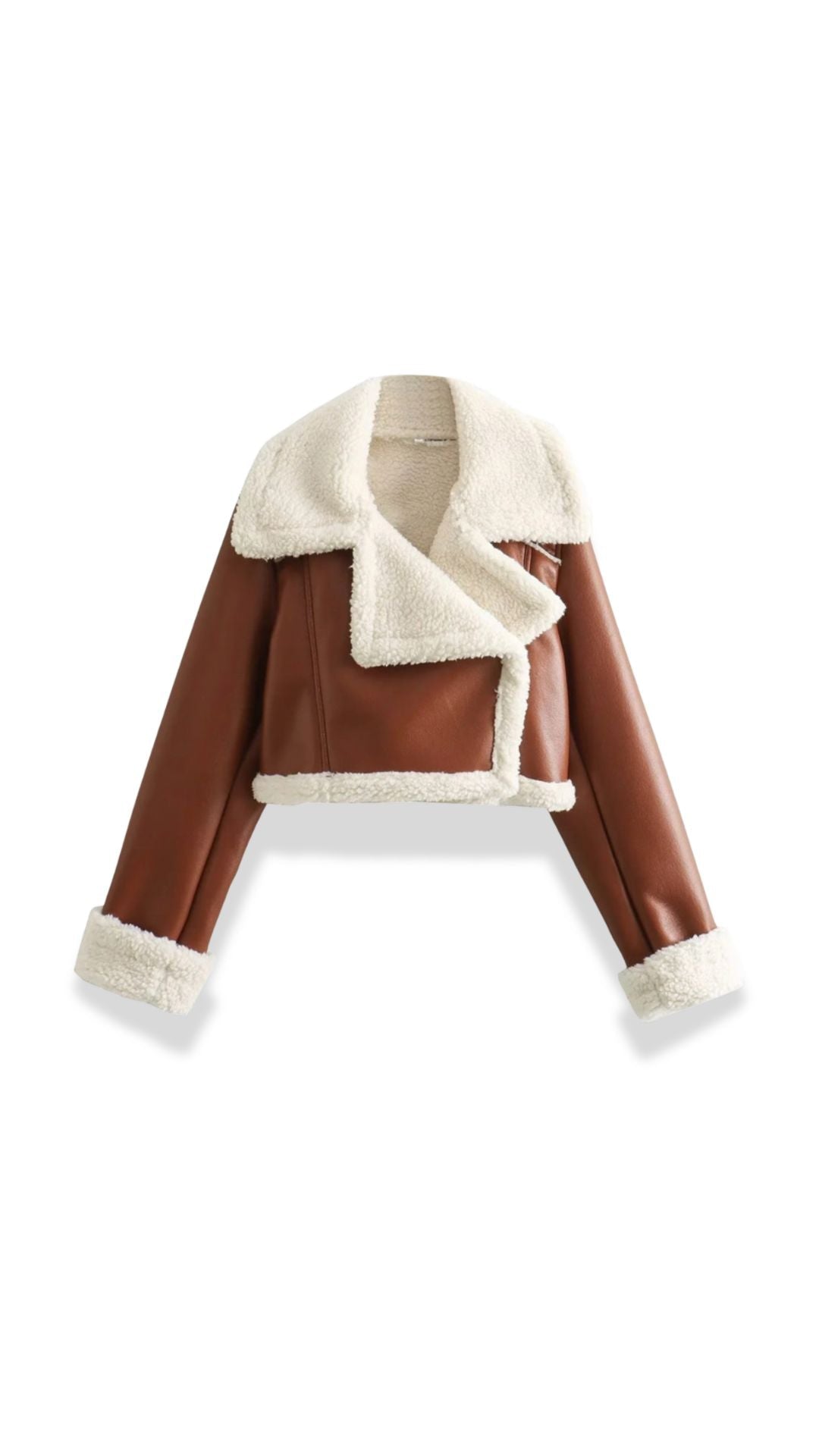 Marie – Chaqueta Polar Corta Negra