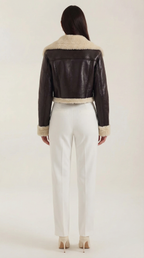 Marie – Chaqueta Polar Corta Negra