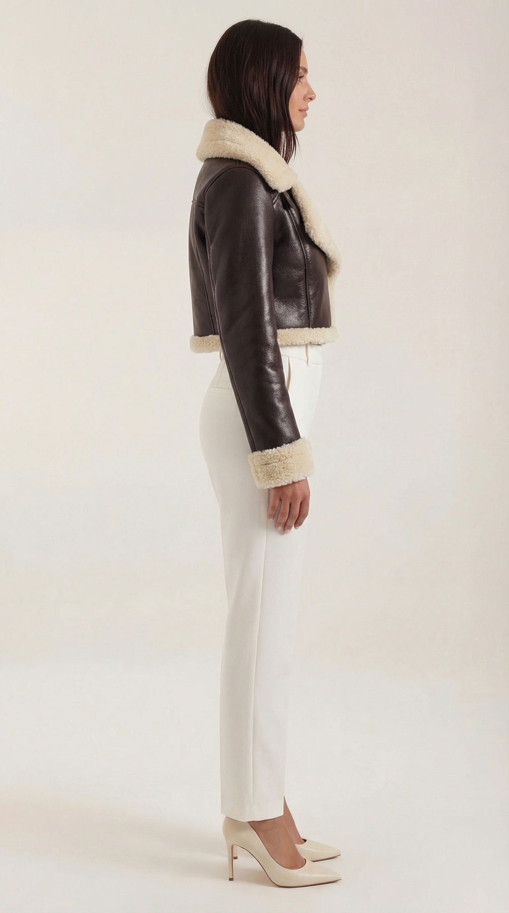 Marie – Chaqueta Polar Corta Negra