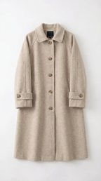 Martha – Abrigo Clásico de Invierno Negro